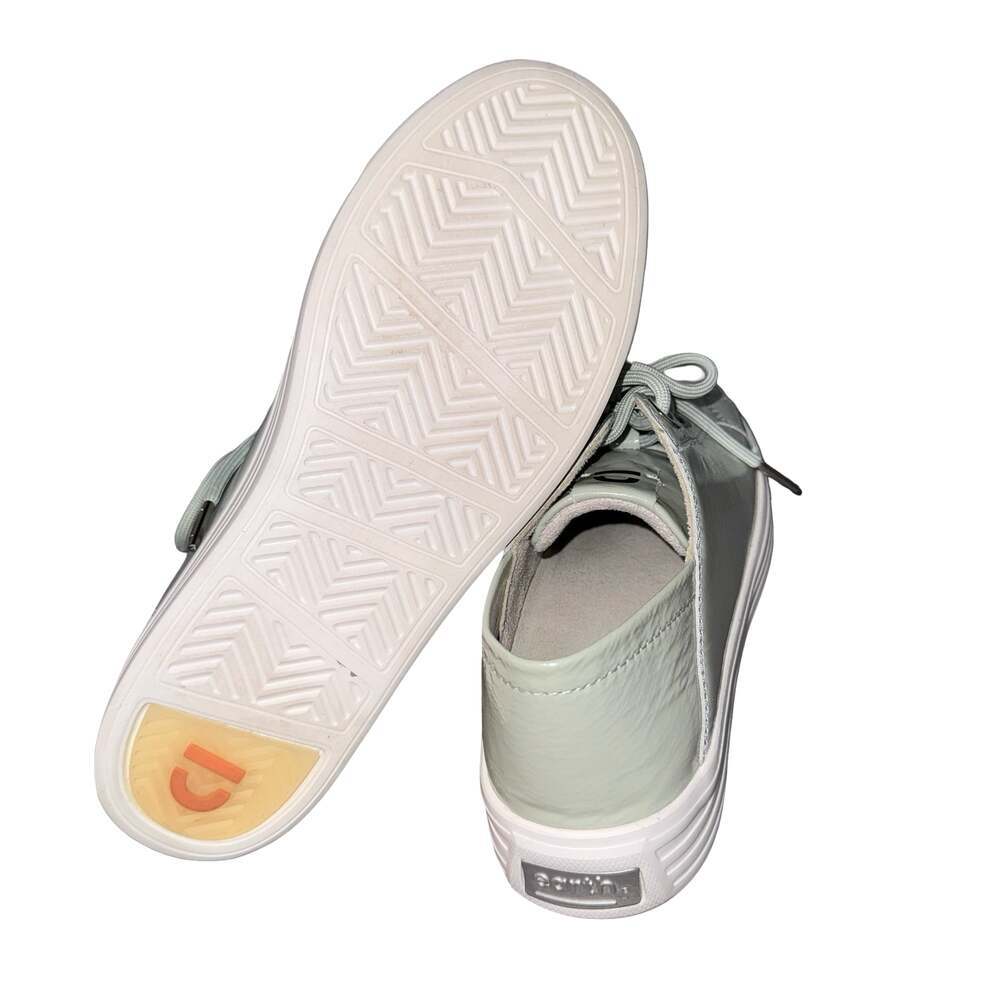 Earth Rosewood Cedarwood Seafoam Leather Sneakers Size 7.5M - Picture 5 of 8